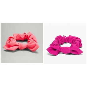 Lululemon Uplifting Bow Scrunchies